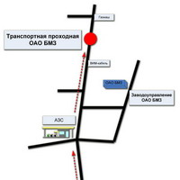 Схема проезда по п. Балакирево